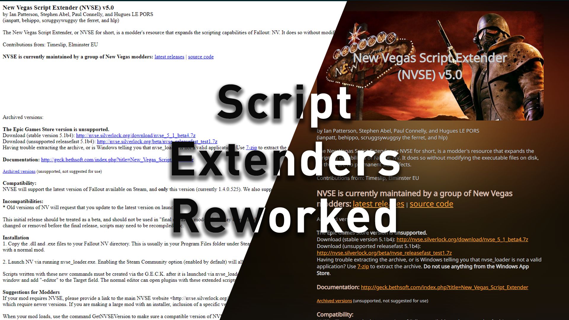 Screenshot of Script Extenders Reworked