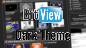 Screenshot of BitView Dark Theme