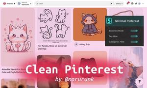 Screenshot of Clean Pinterest 2025 - Config Options