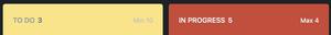 Screenshot of Jira Cloud - old WIP column colours