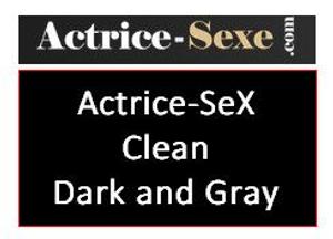 Screenshot of Actrice-SeX Clean Dark and Gray v.2