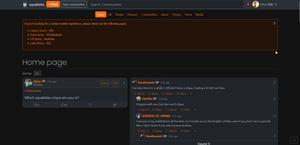 Screenshot of Orange for Squabblr 🍊
