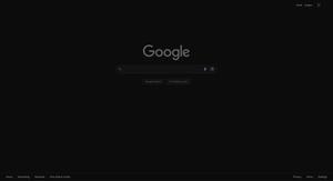 Screenshot of Google - Dark X