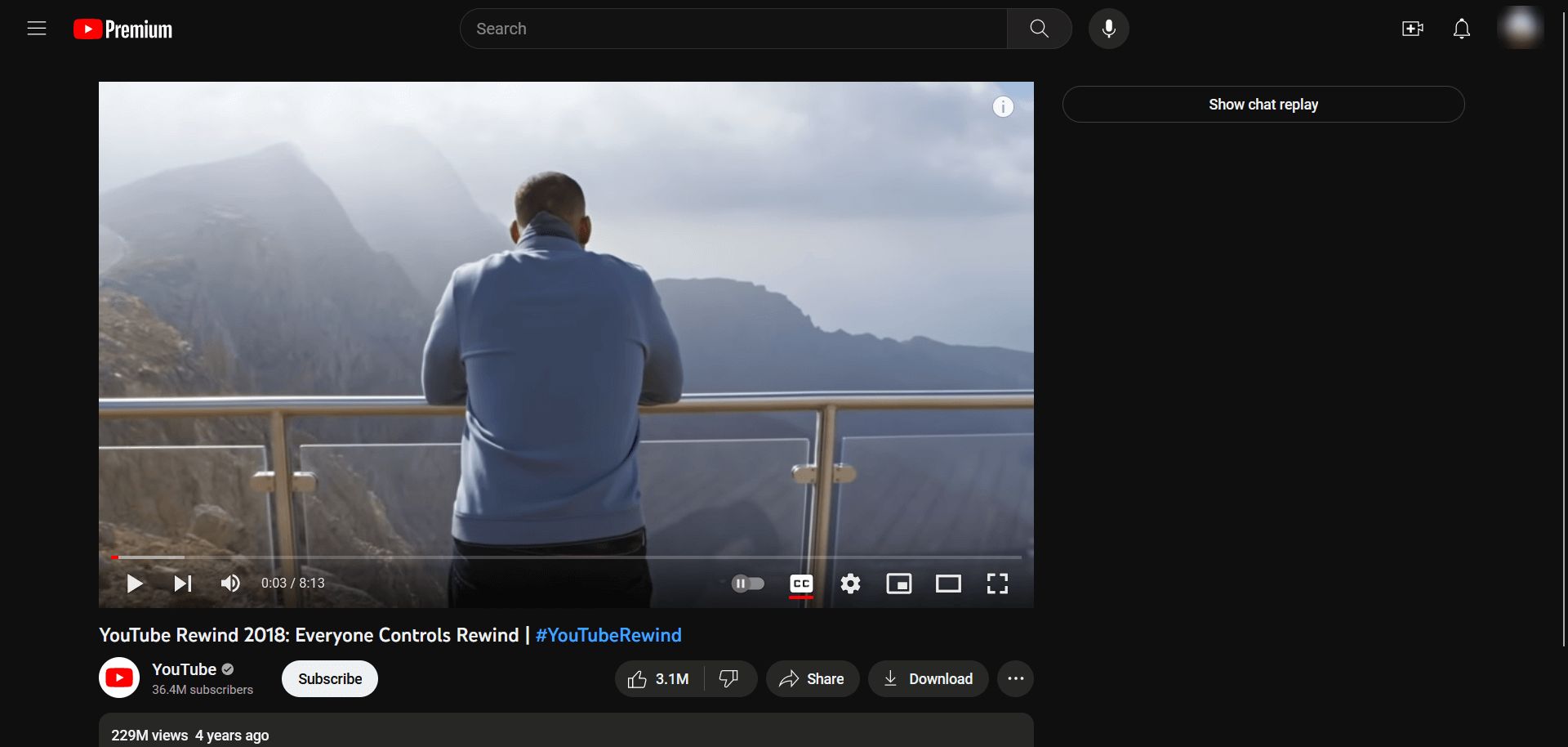 Screenshot of Less distraction YouTube