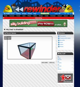 Screenshot of rewinder sillymode