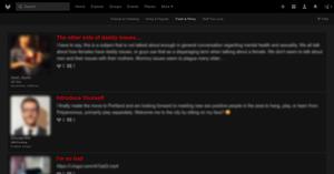 Screenshot of FetLife Explore - Writings