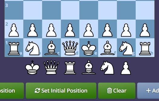 Fix Chessable setup position page —