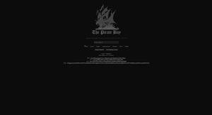 Screenshot of The Pirate Bay - Dark X