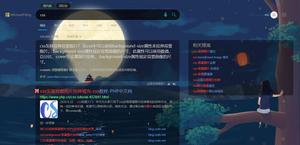 Screenshot of Bing搜索美化