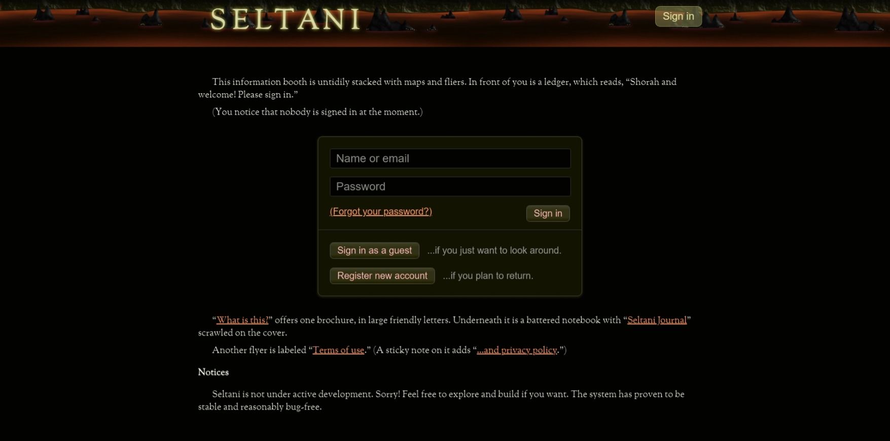 Screenshot of Seltani Dark Theme