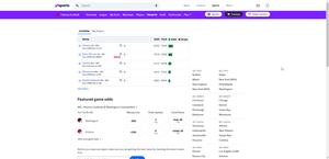 Screenshot of Yahoo Sports Less Shitty - Light