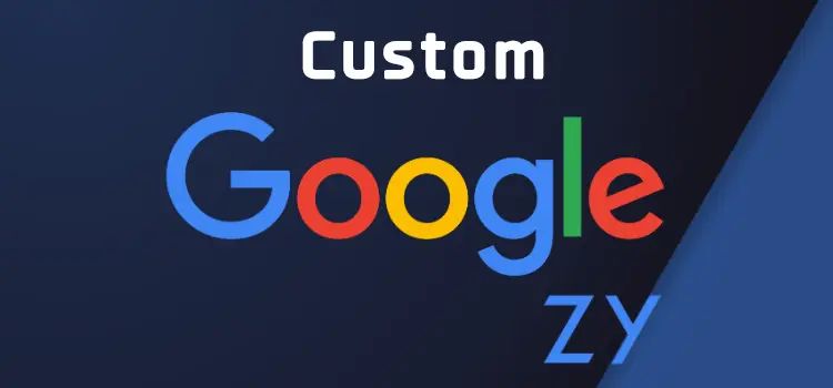 Screenshot of Custom Google ZY (test)