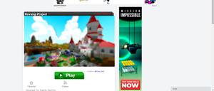 Screenshot of old roblox game detail page 2011