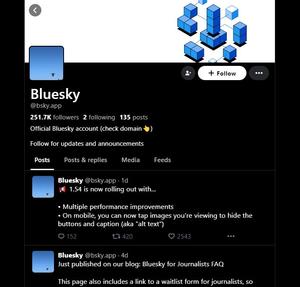 Screenshot of bluesky square pfp