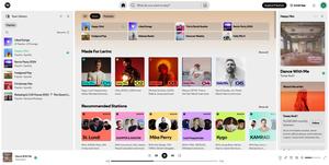 Screenshot of Spotify Web - Light Theme