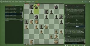 Screenshot of Serenity for Lichess.org