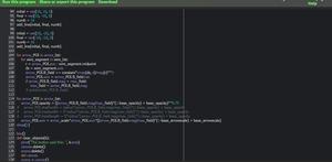 Screenshot of Glowscript PyCharm Theme