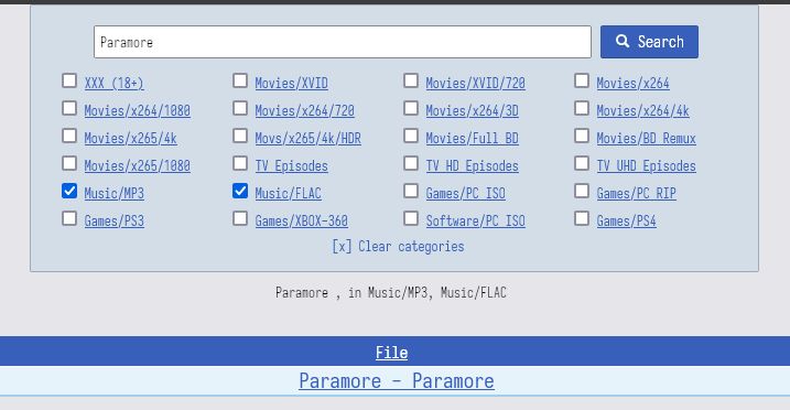 Screenshot of Simple RARBG 1.0J