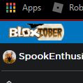 Screenshot of Bloxtober ROBLOX Logo