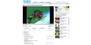 Screenshot of Vidlii theme for yt2009