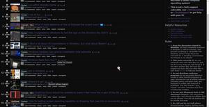 Screenshot of dark sleek old reddit