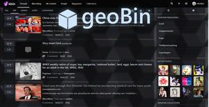 Screenshot of geoBin