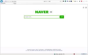 Screenshot of searx naver