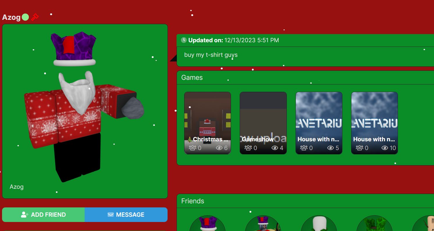 Screenshot of Planetarium Christmas 2023