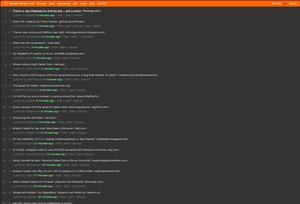 Screenshot of Minimal Dark Hacker News