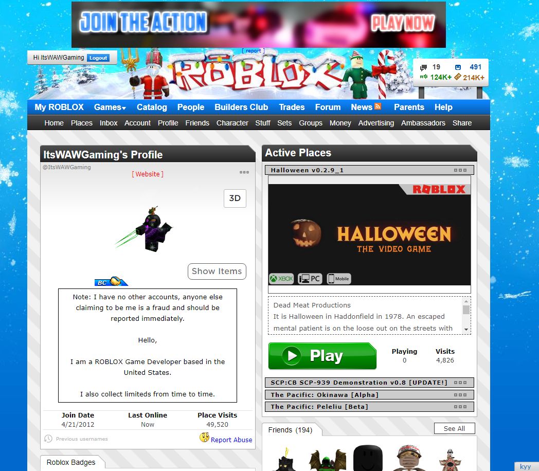 Screenshot of ROBLOX 2011 Classic *UPDATED 6/12/24*