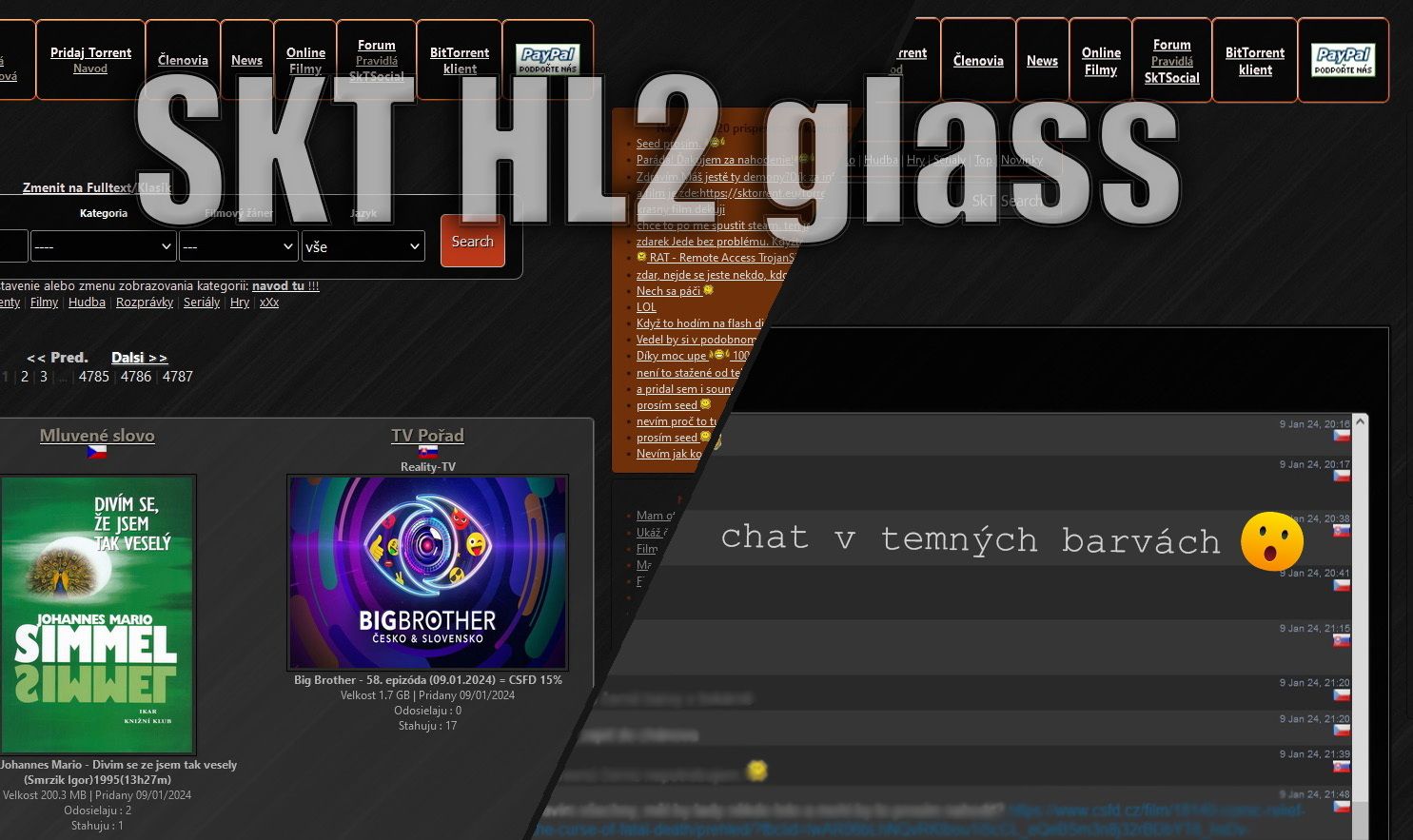 Screenshot of SKTorrent - HL2 glass v2