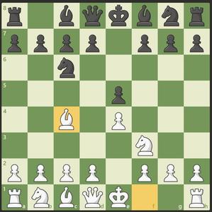 Screenshot of Chess.com - Last move in amber