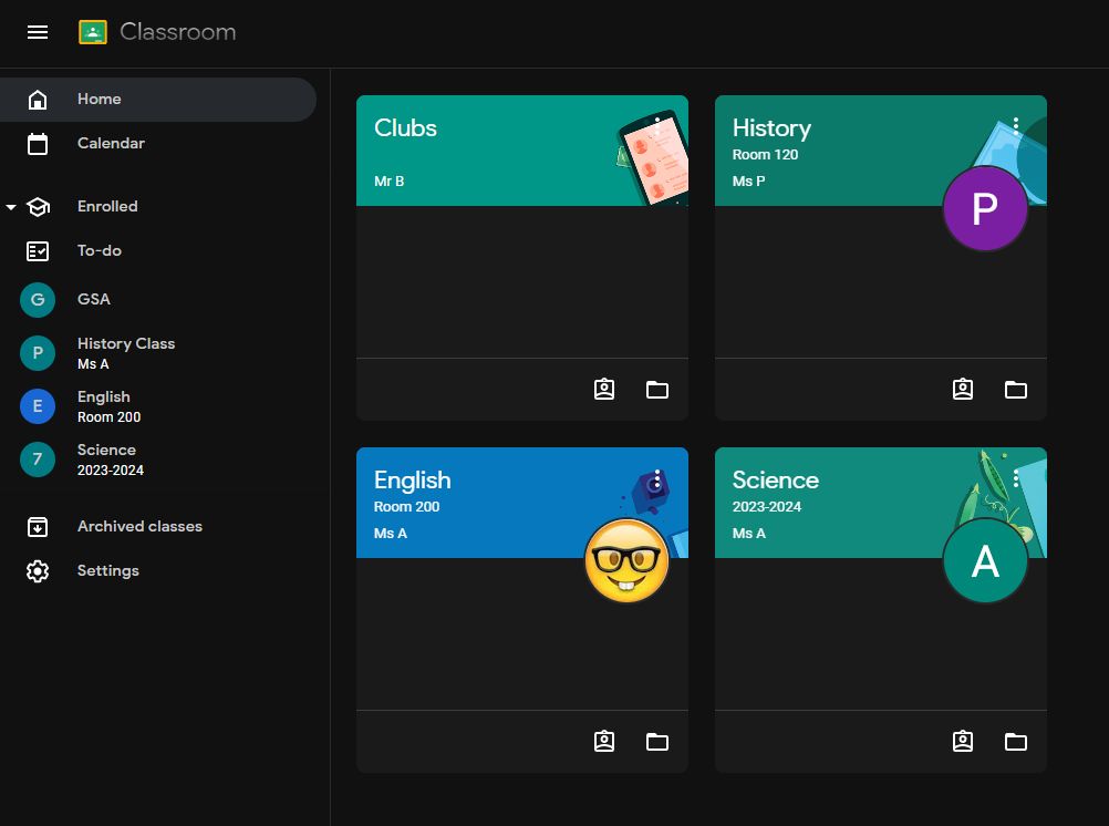 Screenshot of Darkroom for Classroom