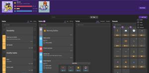 Screenshot of Habitica Dark Revamped