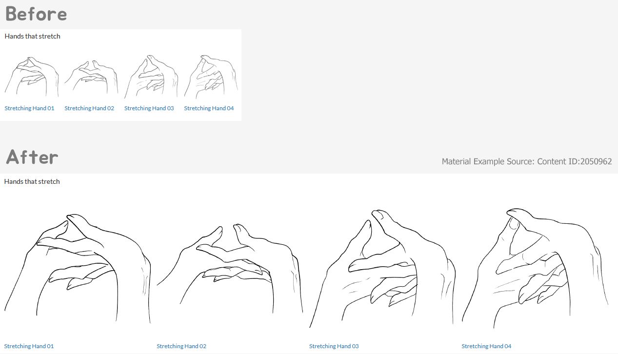 Screenshot of CLIP STUDIO ASSETS - Big Thumbnails (Toggle)