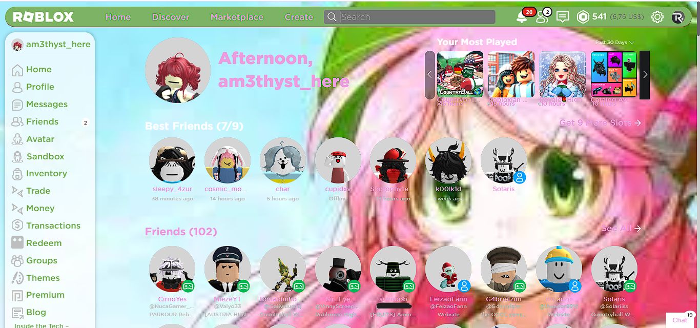 Screenshot of momone momo background!