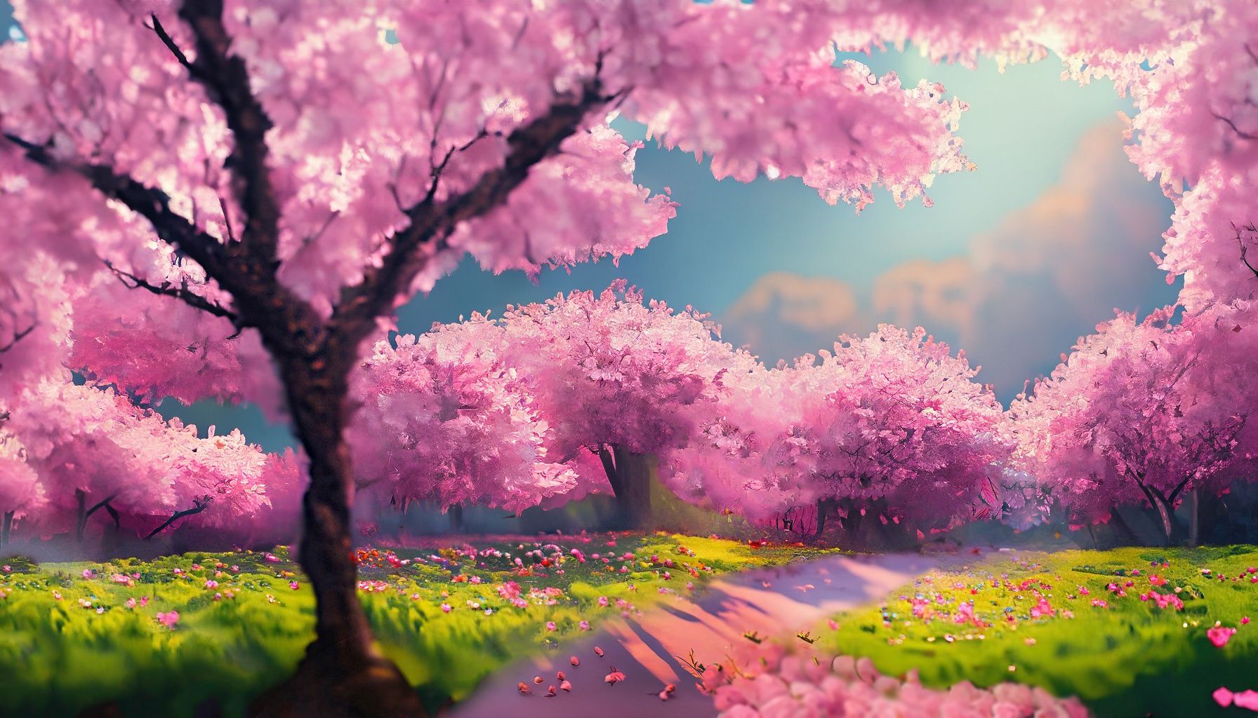 Screenshot of HR - Blossoming Field