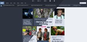 Screenshot of NRK Nord