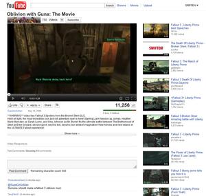 Screenshot of yt2011 (a 2011 theme for yt2009)