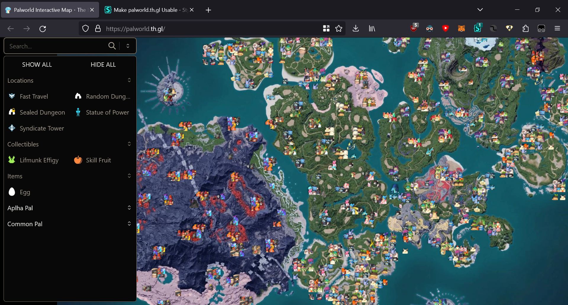 Screenshot of Make palworld.th.gl Usable