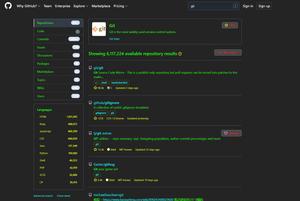 Screenshot of GitHub Colorful Dark