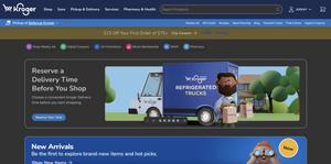 Screenshot of Kroger Sites