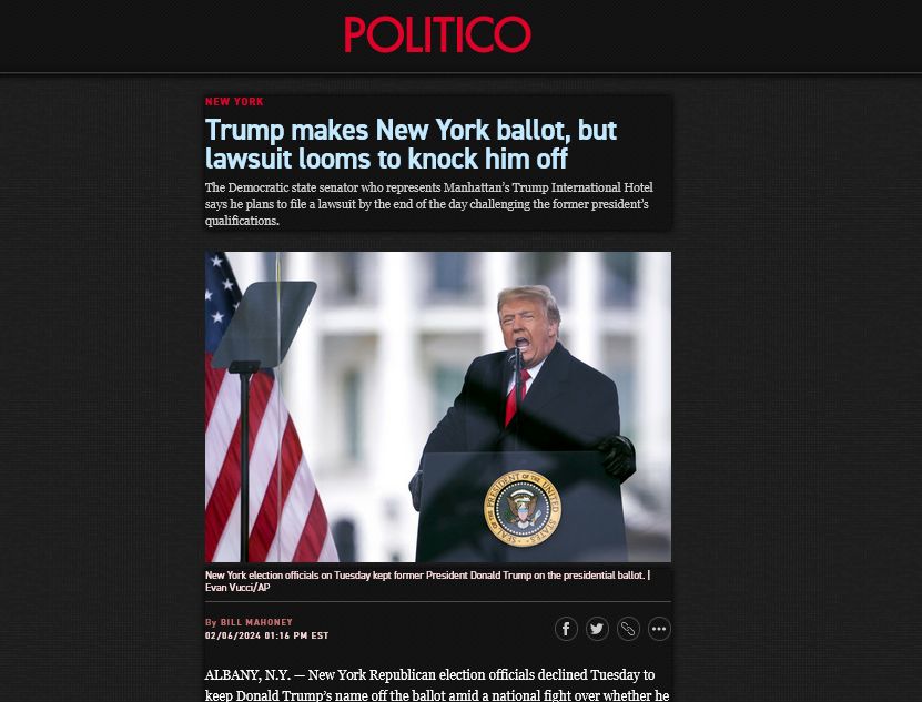 Screenshot of Dark Politico [papo]