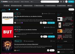 Screenshot of Dealabs Dark Theme Lite