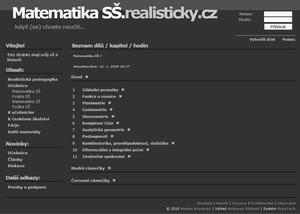 Screenshot of Matematika Realisticky