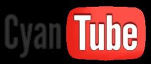 Screenshot of CyanTube YouTube styled logo