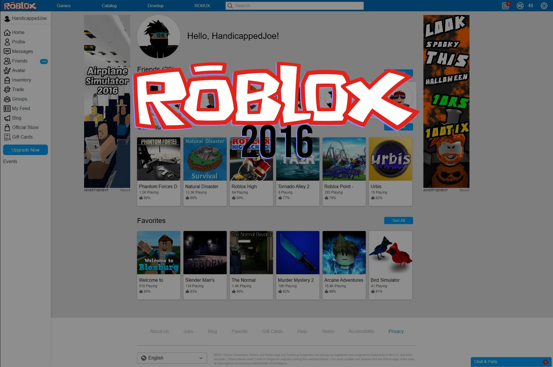 Screenshot of ROBLOX 2016 dev05-09