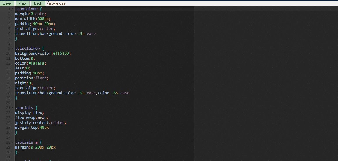 Screenshot of [DEPRECATED] NekoWeb Full Screen Code Editor