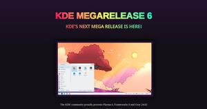 Screenshot of KDE MEGARELEASE 6