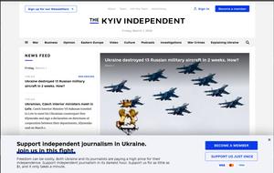 Screenshot of kyivindependent.com - Feb 2024